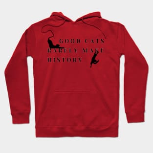 Good cats rarely make history! Hoodie